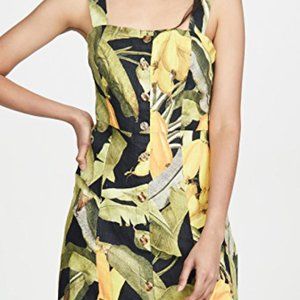 FARM RIO mini dress banana craze